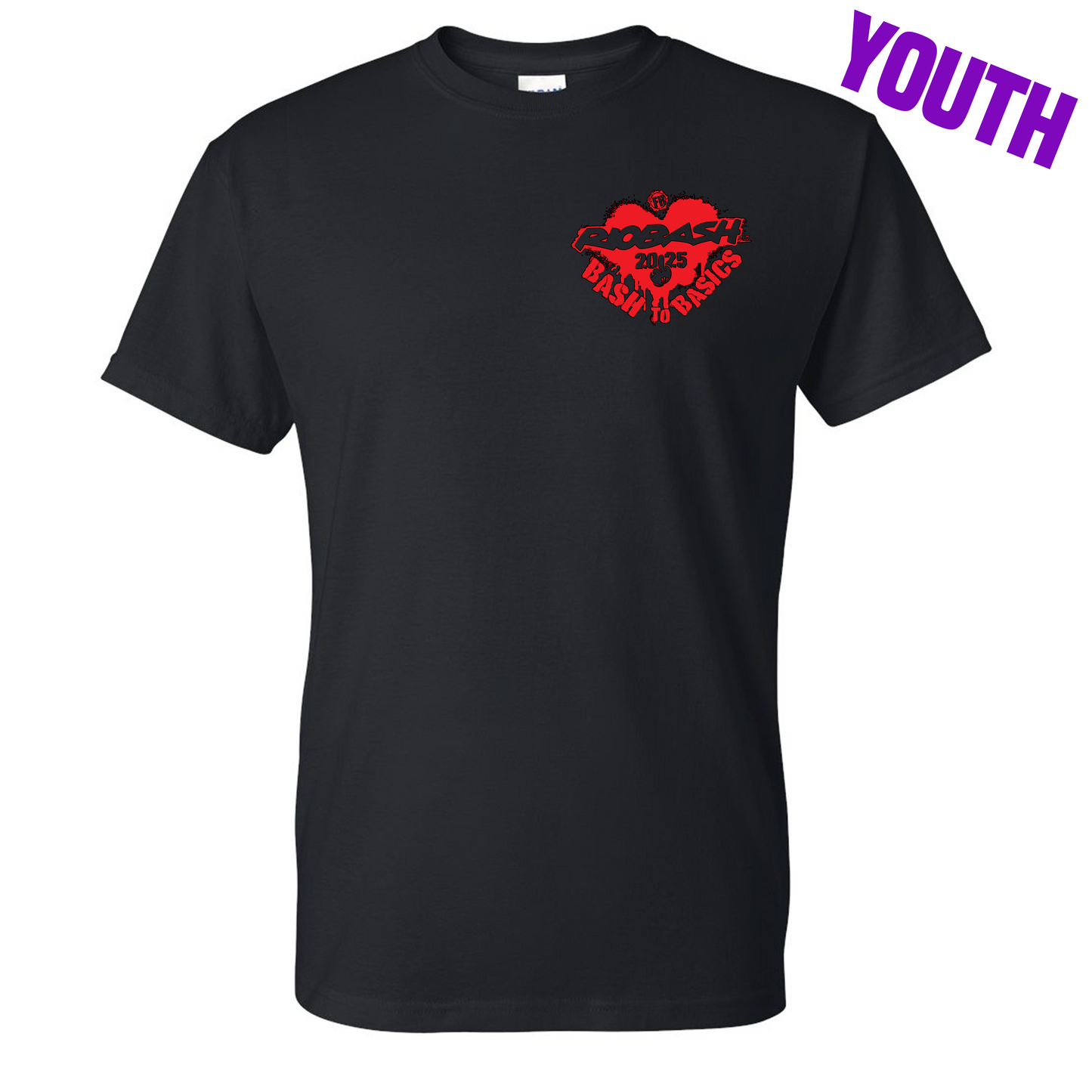 RIOBASH YOUTH BLACK/RED SHIRT