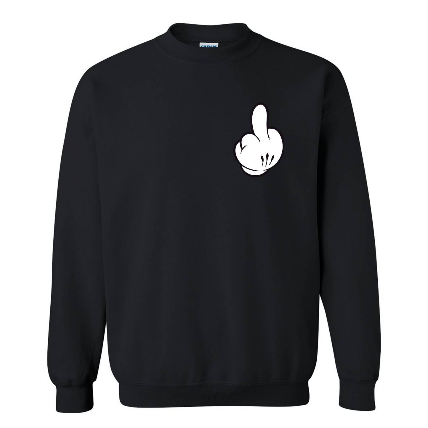 RIOBASH ADULT MIDDLE FINGER CREWNECK