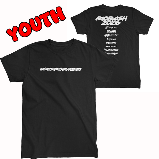 RIOBASH 2026 YOUTH BLACK SHIRT