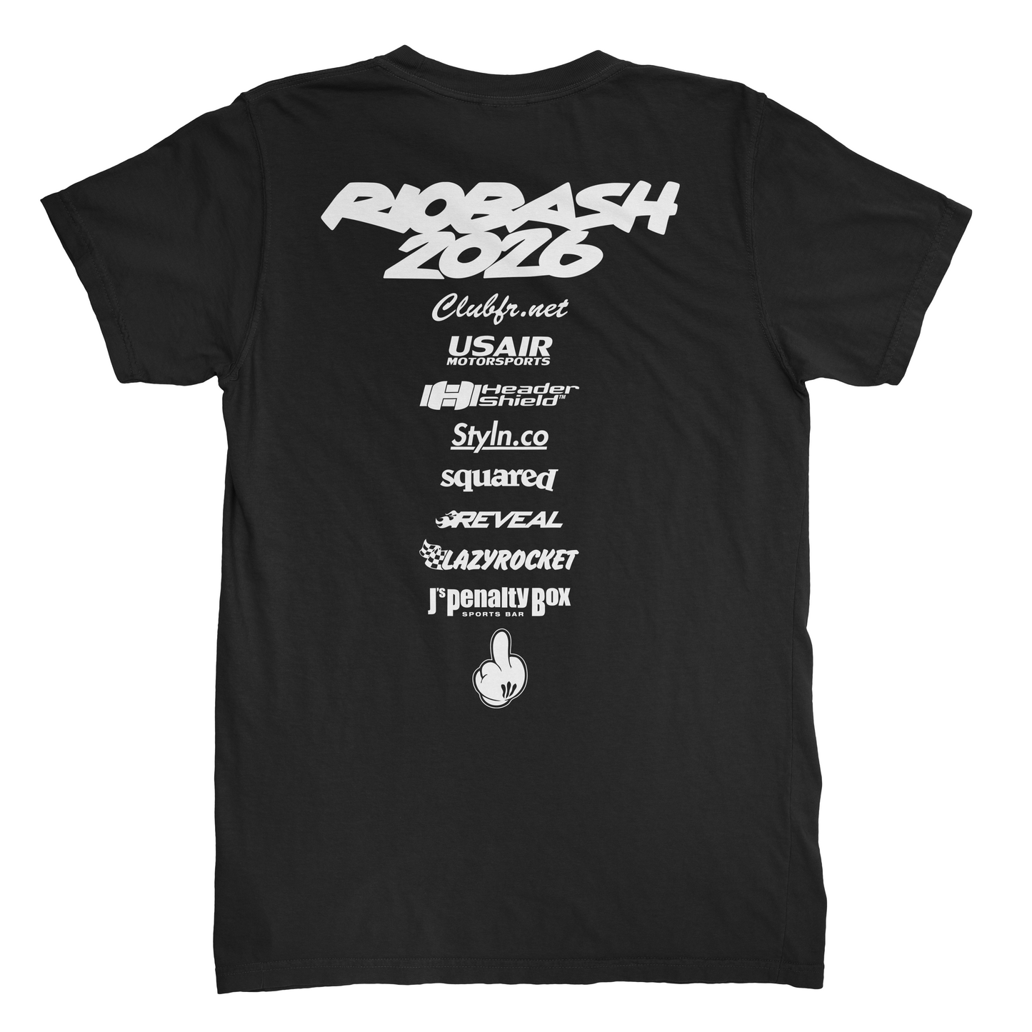 RIOBASH 2026 ADULT BLACK SHIRT