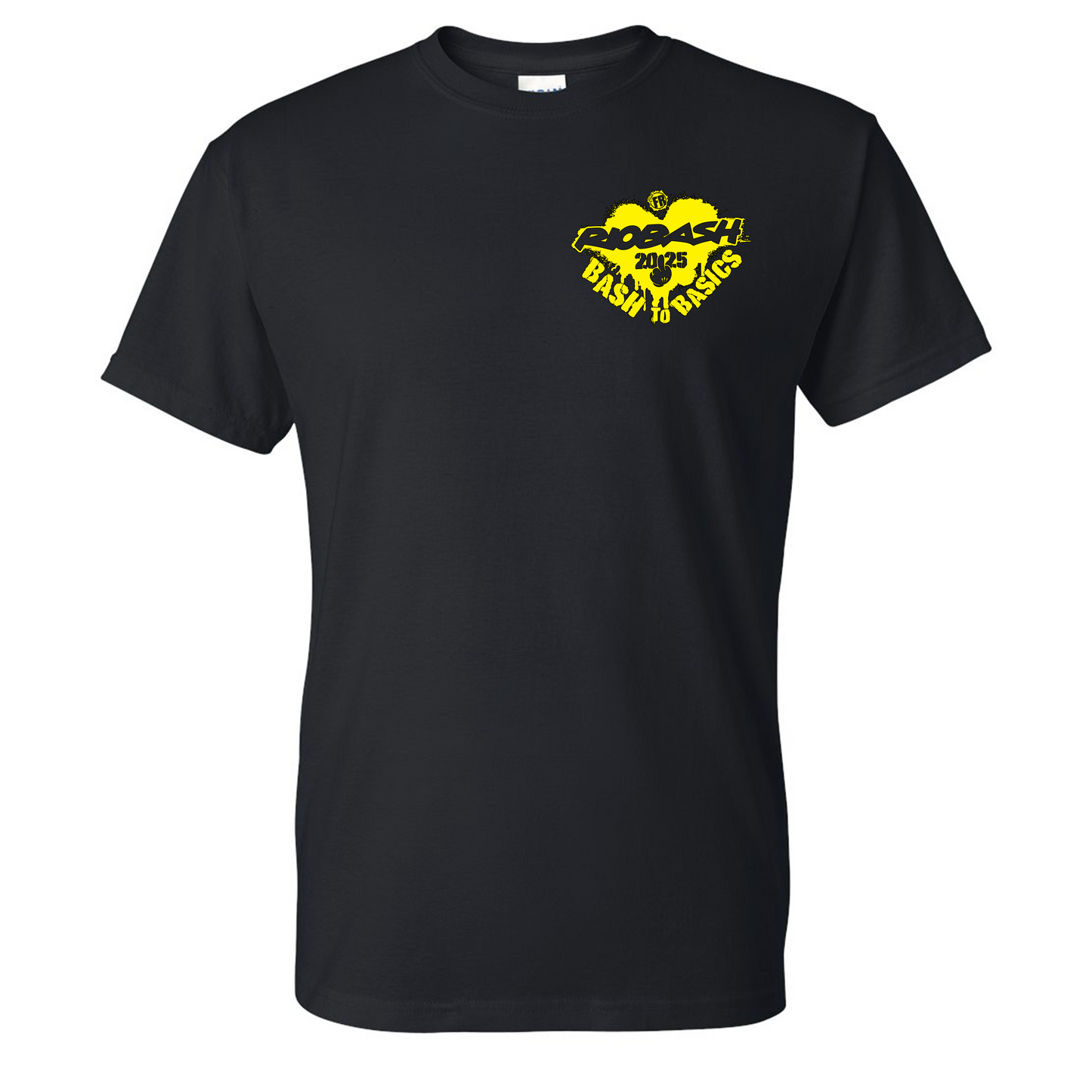 RIOBASH ADULT BLACK/YELLOW SHIRT