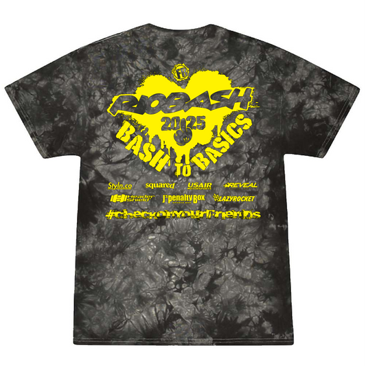 RIOBASH ADULT BLACK TIE DYE SHIRT