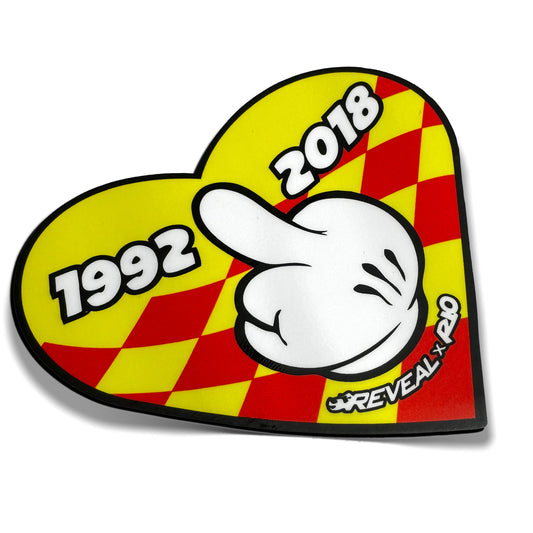 RIOBASH HEART FINGER STICKER